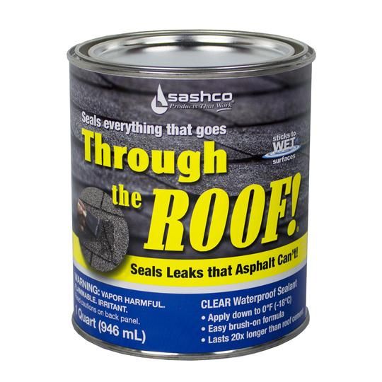 Through the Roof!&reg; Caulk - 1 Quart Container