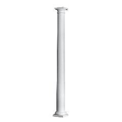 8" x 8' Plain Round PermaCast&reg; Column