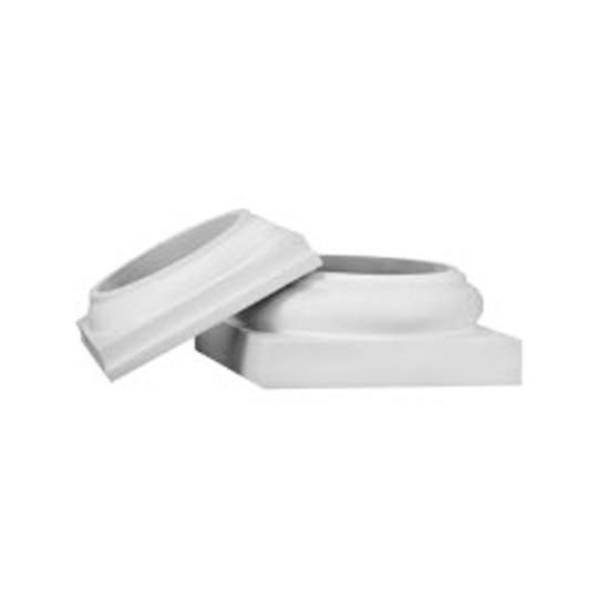 8" Round Cap & Base Set for PermaCast&reg; Columns