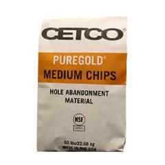 1/4" - 3/8" Hole Abandonment Medium Chip - 50 Lb. Bag