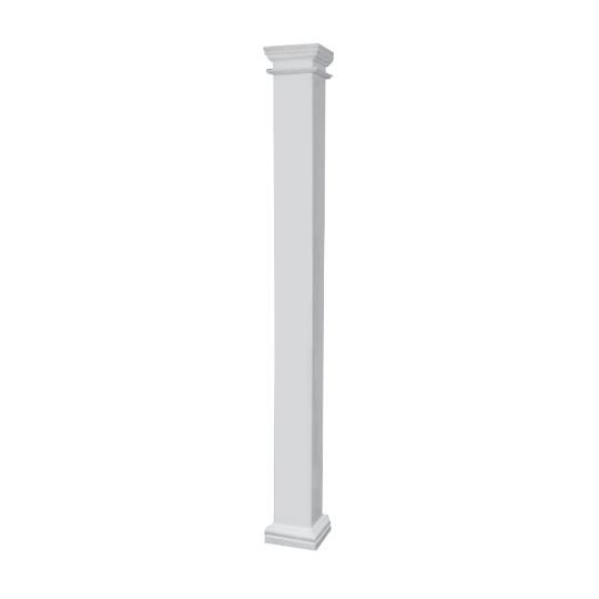 (46032) 10" x 10" x 10' Plain Square PermaCast&reg; Column