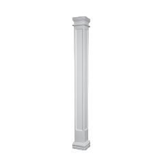 8" x 8' Square Recessed Panel PermaCast&reg; Column