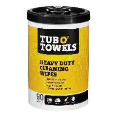 Tub O' Towels Heavy Duty Cleaning Wipes - 90 Count Dispenser