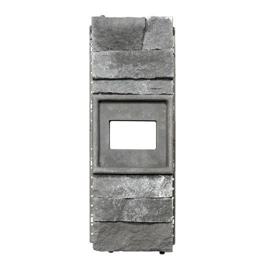 STONEfacade&trade; Multicourse Electrical Box with Horizontal Opening