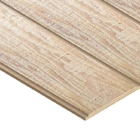 5/8" x 4' x 8' T1-11 Fir Plywood Sheet Panel 4" Repeat