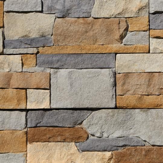 24" x 8" STONEfacade&trade; Ledgestone Panels - Carton of 6