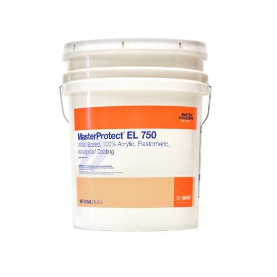 MasterProtect&reg; EL 750 Waterproof Coating - Smooth White Texture - Ser M - 5 Gallon Pail