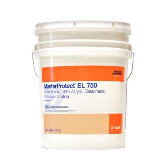 MasterProtect&reg; EL 750 Waterproof Coating - Smooth White Texture - Ser P - 5 Gallon Pail