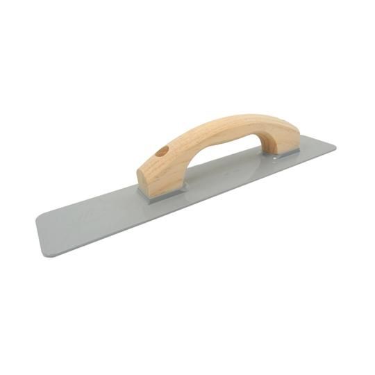 16" Cast Magnesium Float with Rounded Wood Handle