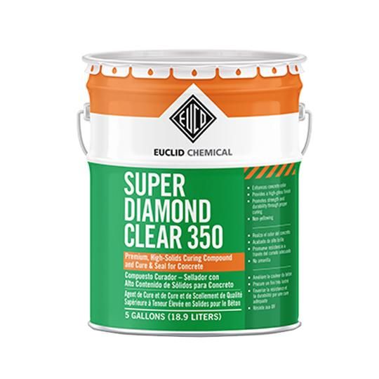 Super Diamond Clear 350 Cure & Seal for Concrete - 5 Gallon Pail