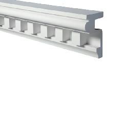 5-1/8" x 8-3/8" x 16' Dentil Crown Moulding