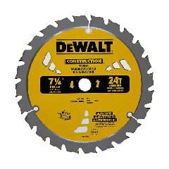 7-1/4" 24T Framing Carbide Thin Kerf Circular Saw Blade - Pack of 10