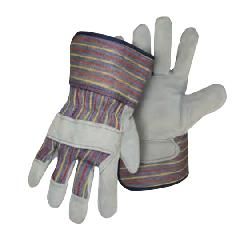 Standard Grade Split Leather Palm Gloves - Size Large