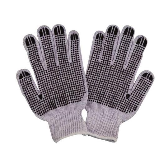 Cotton Gloves with White Dots