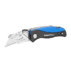 Quick-Change Lock-Back Utility Knife with 5 Blades