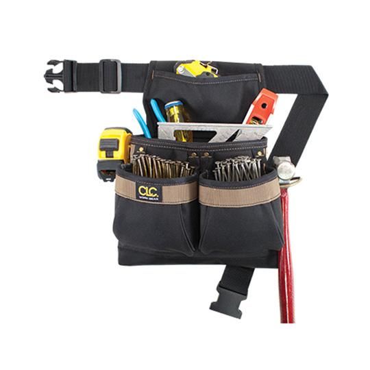 5-Pocket Framer's Nail & Tool Bag with Poly Web Belt