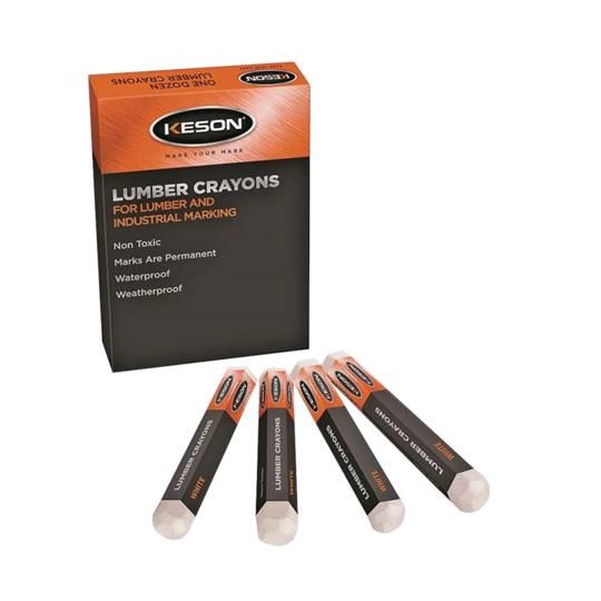 Keson&reg; Lumber Crayons - Box of 12