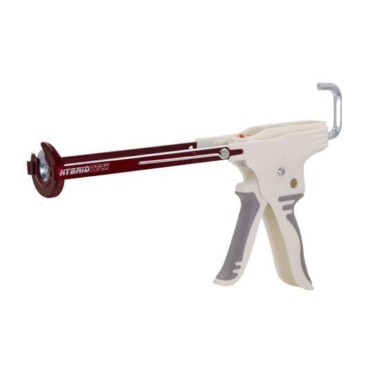 Model 212-HTD Drip-Free Hex Rod Cradle 1/10 Gallon Caulk Gun with Lightweight Composite Handle & Steel Frame