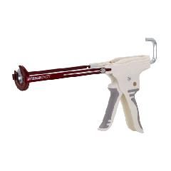 Model 212-HTD Drip-Free Hex Rod Cradle 1/10 Gallon Caulk Gun with Lightweight Composite Handle & Steel Frame