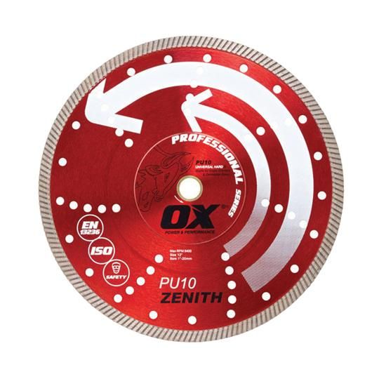 14" PU10 Superfast 1 to 20mm Diamond Blade