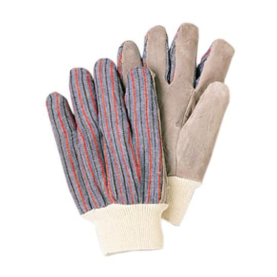 Men's Economy Leather Clute-Pattern Gloves