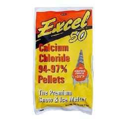 Excel&trade; Calcium Chloride Pellets - 50 Lb. Bag