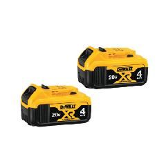 20V MAX 4 AH Premium XR&reg; Lithium Ion Battery - Pack of 2