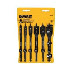 6-Piece Heavy Duty Spade Bit Set