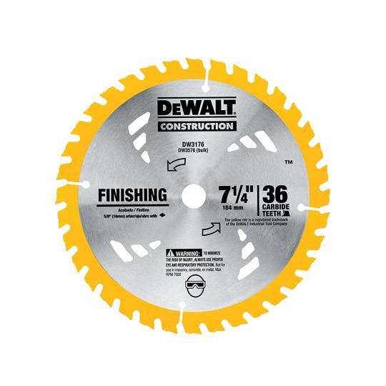 7-1/4" Thin Carbide Frame Wood Cutting Construction Saw Blade