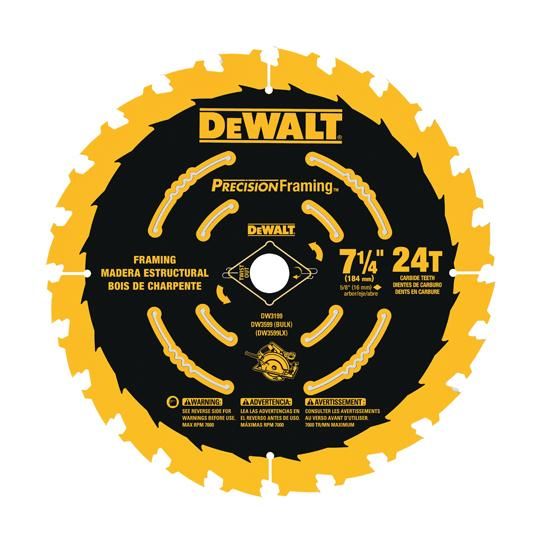 7-1/4" 40T Precision Circular Saw Blade