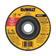 4-1/2" x 1/4" x 7/8" Type 27 Metal Grinding Wheel