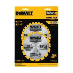 5-3/8" Combination Carbide Circular Saw Blades - Set of 2