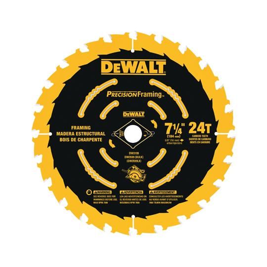 6-1/2" 24 TPI Wood Cutting Precision Saw Blade