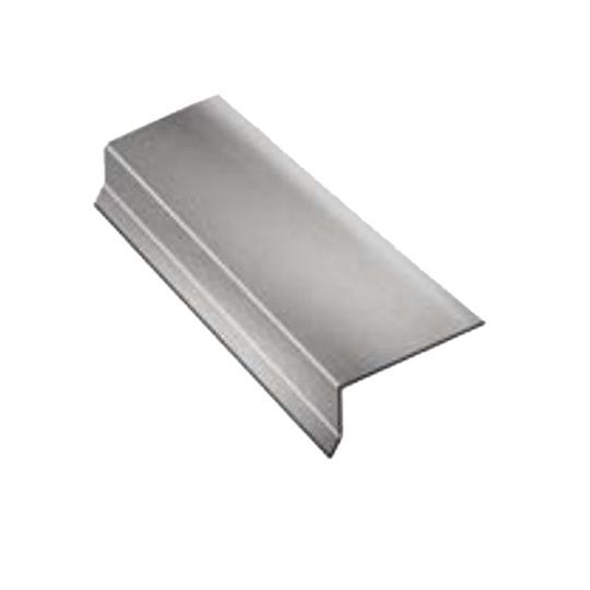 26 Gauge 2" x 8" 90&deg; Galvanized Anti Ponding Metal