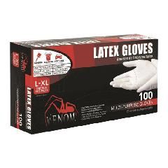 Venom Disposable Latex Gloves - Box of 100