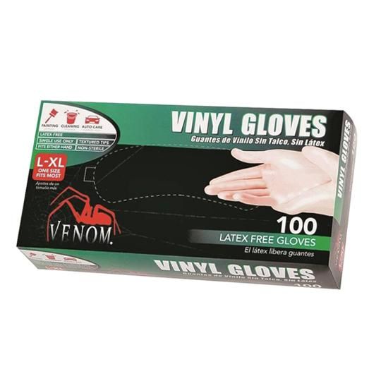 Large/X-Large Venom Disposable Latex Gloves - Box of 100