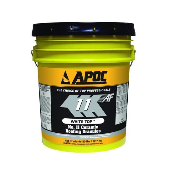 11 White Top No. 11 Ceramic Roofing Granules