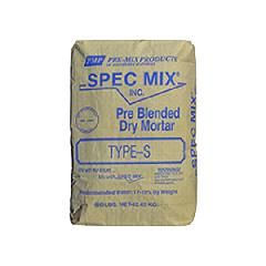 SPEC MIX Type S Masonry Mortar - 60 Lb. Bag