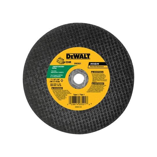 7" Type 1 HP Masonry Cutting Abrasive Saw Blade