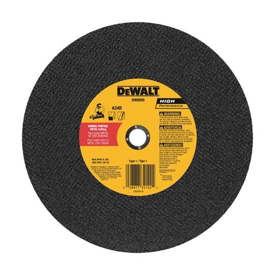 14" Type 1 Metal Cutting Chop Saw Wheel