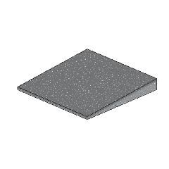 A4 (1/4" to 3/4") x 1/4" Tapered Perlite Board