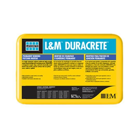 L&M&trade; DURACRETE&trade; Permanent Bonding Patching Mortar - 50 Lb. Bag