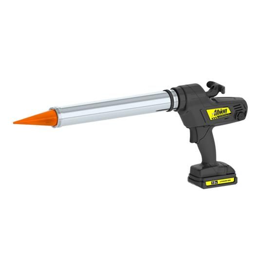 20 Oz. Core Cordless Sausage Gun with Orange Cone Nozzles - 18 Volt