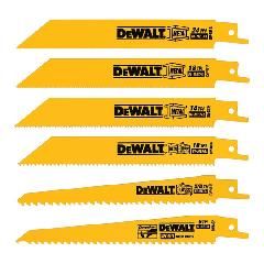 6-Piece Bi-Metal Reciprocating Saw Blade Set