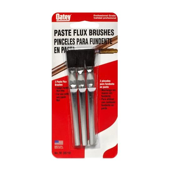 1/2" Acid Flux Brush- Carded - Pack of 3