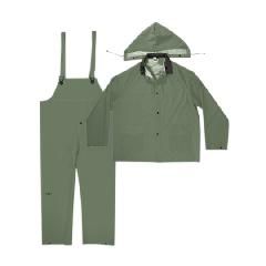 X-Large 3-Piece Heavy Weight PVC Rain Suit