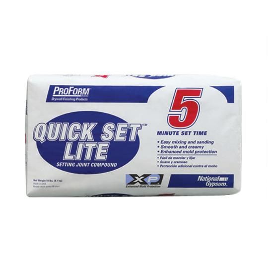 ProForm&reg; Quick Set&trade; Lite Setting Compound - 5 Minutes Setting Time - 18 Lb. Bag