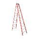 12' Fiberglass Step Ladder - 300 Pound Load Capacity