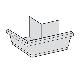 Edco Products 5" Aluminum Outside Box Mitre - Enamel Finish Polar White