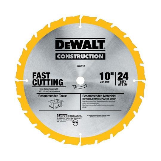 10" 24T Thin Kerf Saw Blade